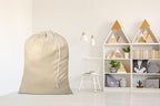 4 Pack Reusable Laundry Bags - 100% Cotton Multi Purpose Travel Laundry Bag - Durable & Machine Washable - Large Laundry Bag 28 x 36"