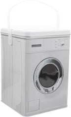 VILLCASE Washing Machine Shaped Laundry Powder Container Portable Storage Barrel with Handle for Laundry Beads Detergent Organizer 8.77X5.98X5.98 Inch