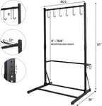 Bicycle Storage Rack for Garage, Freestanding Bike Storage Rack Max 5 Bikes, Heavy-Duty Solid Steel Bike Racks for Garage for Home and Garage Organizer
