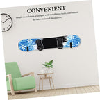 1 Set Sleek Ski Wall Rack and Coat Hooks Wall Mounted Skateboard Hook Space Saving Design for Easy Installation Any Surface for Organizing Snowboards and Skate Decks