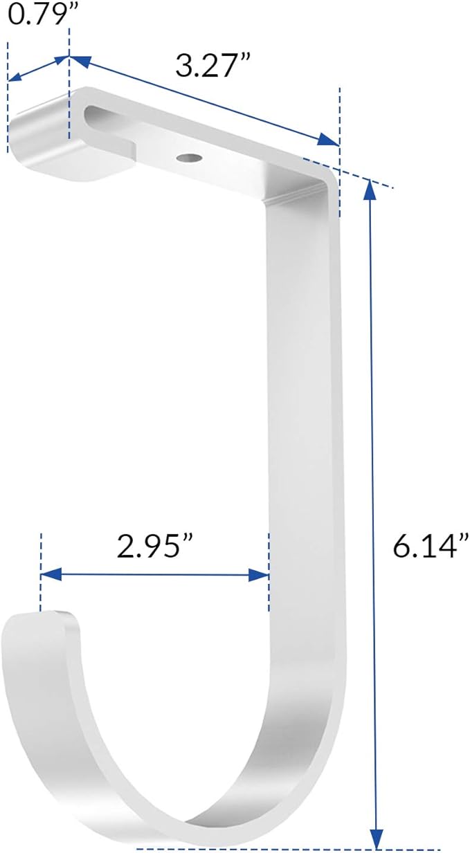 FLEXIMOUNTS 3x6 Overhead Garage Storage Adjustable Ceiling Storage Rack with 4-Pack Add-On Storage Flat Hook Accessory, 72" Length x 36" Width x 40" Height Storage Rack, White