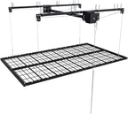 Garage Storage Lift,Overhead Garage Storage Rack,4x8 FT Ceiling Storage Racks for 10-12 FT, 325LBS Capacity All-Steel Construction with Safety Lock (8 * 4)