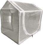 Hexagonal PVC Plant Shelter with Insulated Panels for Winter Gardening Indoor Outdoor Easy Setup & Storage Balcony Gardening Hothouse