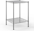 24" Deep x 24" Wide x 34" Height Wire Shelving Kit | 2-Tier | NSF Commercial Storage Rack Unit