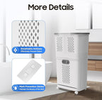 2 Tier Laundry Hamper Basket Sorter with Wheels&Handle,Movable Household Laundry Basket,Large Hand-Held Laundry Basket Clothes Storage Organizer for Bathrooms Bedrooms