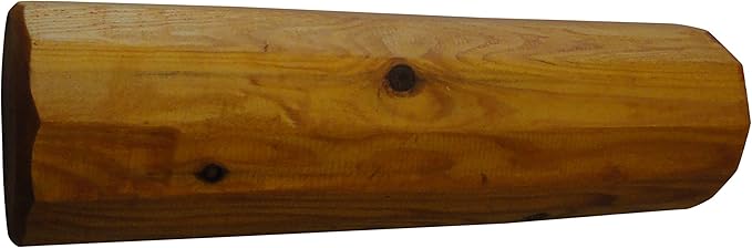 5-Place Wall-Mounted Skis/Snowboard Log Rack - Poles & Ski Wall Mount, Snowboards Wall Rack, Indoor & Outdoor Ski Holders for Walls, Hangers for Skis Indoor Storage - Natural