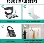 Moth Traps, Clothes Moth Killer for House Indoor Clothing- Glue Traps with Pheromones for Wool Closet Carpet Food, Sticky Trap Based Repellent for Closet, Kitchens - 5Pack