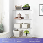 PayLessHere | 4-Tier Wire Shelf | 36"x14"x54" | Chrome | Adjustable Racks | Heavy-Duty Storage Shelves, Holds Upto 1000 lbs | Rust-Resistant, No-Tool Assembly | for Home, Garage Shelving