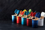 Le Creuset Stoneware & Silicone Utensil Crock Set, Shallot
