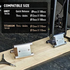 ONIPAX Bike Fork Mount Truck Bed & Van Rack