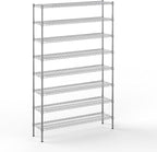 14" Deep x 54" Wide x 86" Height Wire Shelving Kit | 8-Tier | NSF Commercial Storage Rack Unit