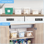 Lifewit Laundry Pods Container with Pop-up Lid, Laundry Room Organization, Dryer Sheet Holder for Washing Powder Scent Booster Beads, 2700 +4500+1800ml/0.5+0.72+1.2gal,3 Pcs