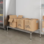 24" Deep x 48" Wide x 8" Height Wire Shelving Kit | 1-Tier | NSF Commercial Storage Rack Unit