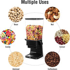 Cereal Dispenser Countertop with 2 Pack Bowls and Spoons 5.5 Qt Large Cereal Storage Container Holder for Pantry Dry Food Nut Dispenser Snack Candy Organizer Kitchen Organization for Oatmeal Granola