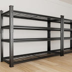 Storage Shelves Heavy Duty, 48" L x 18" W x 60" H Garage Wire Shelving Unit Loads 2640LBS, 4-Tier Adjustable Metal Industrial Utility Shelf Rack for Kitchen, Laundry Room, Pantry, Warehouse, Basement