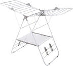 Honey-Can-Do Large Expandable and Collapsible Gullwing Clothes Drying Rack DRY-09805 White