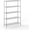 18" Deep x 54" Wide x 86" Height Wire Shelving Kit | 5-Tier | NSF Commercial Storage Rack Unit