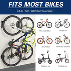 Swivel Bike Wall Mount – Garage Bike Hanger & Space-Saving Vertical Bike Rack for Garage & Apartment, Sturdy Bike Storage Hook Holds up to 66 lbs, Easy Installation & Scratch-Proof Design