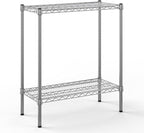 14" Deep x 30" Wide x 34" Height Wire Shelving Kit | 2-Tier | NSF Commercial Storage Rack Unit