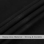 Heavy Duty Laundry Bag with Drawstring and Handle, Extra Large Travel Dirty Clothes Bag for Laundromat and Household, Durable Rip-Stop Laundry Hamper Liner, 28 x 40 Inch, Black