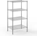 21" Deep x 30" Wide x 54" Height Wire Shelving Kit | 4-Tier | NSF Commercial Storage Rack Unit