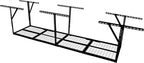 2x8FT Overhead Garage Storage Rack,Adjustable Storage Organization System,Heavy Duty Metal Garage Ceiling Storage Racks,450lbs Weight Capacity,Black Color