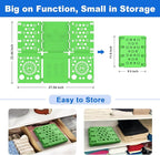 BoxLegend V3 Shirt Folder Board Tshirt Clothes Folder Folding Board Durable Laundry Sorter Helper Liner, Green