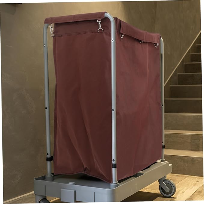 VOSAREA Multi-Purpose Laundry Cart Bag Waterproof Oxford Linen Storage Bag for Commercial Cleaning