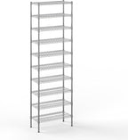 14" Deep x 30" Wide x 96" Height Wire Shelving Kit | 10-Tier | NSF Commercial Storage Rack Unit