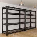 Storage Shelves Heavy Duty, 3 PCS 36"L x 16"W x 72"H Garage Wire Shelving Unit Loads 2400LBS, 5-tier Adjustable Metal Industrial Utility Shelf Rack for Kitchen, Laundry, Pantry, Warehouse, Basement