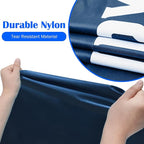 Laundry Bag, Travel Laundry Bag Machine Washable Dirty Clothes Organizer, Large Enough to Hold 4 Loads of Laundry, Easy Fit a Laundry Hamper or Basket (Wine+Navy, 24" x 36")