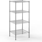 21" Deep x 24" Wide x 54" Height Wire Shelving Kit | 4-Tier | NSF Commercial Storage Rack Unit