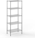 18" Deep x 30" Wide x 74" Height Wire Shelving Kit | 5-Tier | NSF Commercial Storage Rack Unit