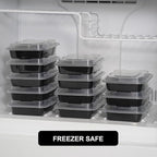 Freshware Meal Prep Containers [150 Pack] 1 Compartment Food Storage Containers with Lids, Bento Box, BPA Free, Stackable, Microwave/Dishwasher/Freezer Safe (28 oz)