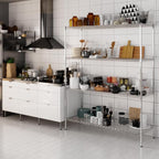 21" Deep x 60" Wide x 74" Height Wire Shelving Kit | 4-Tier | NSF Commercial Storage Rack Unit