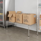 24" Deep x 48" Wide x 14" Height Wire Shelving Kit | 1-Tier | NSF Commercial Storage Rack Unit