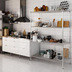 24" Deep x 54" Wide x 74" Height Wire Shelving Kit | 4-Tier | NSF Commercial Storage Rack Unit