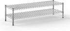 18" Deep x 54" Wide x 14" Height Wire Shelving Kit | 2-Tier | NSF Commercial Storage Rack Unit