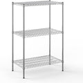 21" Deep x 36" Wide x 54" Height Wire Shelving Kit | 3-Tier | NSF Commercial Storage Rack Unit