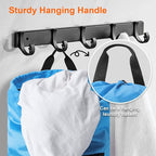 Laundry Bag Backpack Durable Laundry Bag with Shoulder Straps and Mesh Pockets Portable Laundry Dirty Clothes Hamper Bag for College Dorm (Blue)