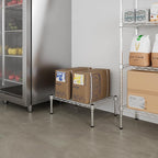 18" Deep x 24" Wide x 8" Height 1-Tier Wire Shelving Kit | NSF Commercial Storage Rack Unit