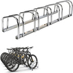 Freestanding Bike Floor Stand, Heavy Duty Bicycle Parking Rack for Garage Home Indoor Outdoor, Bike Storage Organizer Fits 22-28 Inch Wheels & 2.2 Inch Tire Width