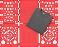 BoxLegend Shirt Folder Board Tshirt Clothes Folder Folding Board Durable Laundry Helper Liner Sorter, Red