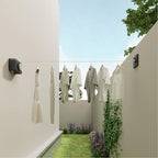 Danpoo Retractable Clothesline Heavy Duty- Anti-Sag Wall Mounted Indoor/Outdoor Clothes Drying Line with Stainless Steel Rope & Pulley System