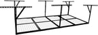 3x8FT Overhead Garage Storage Rack, Heavy-Duty Metal Garage Ceiling Storage Rack, 22"-40" Adjustable Ceiling Drop-Down, 600 lb. Loading Weight Capacity, Black Color