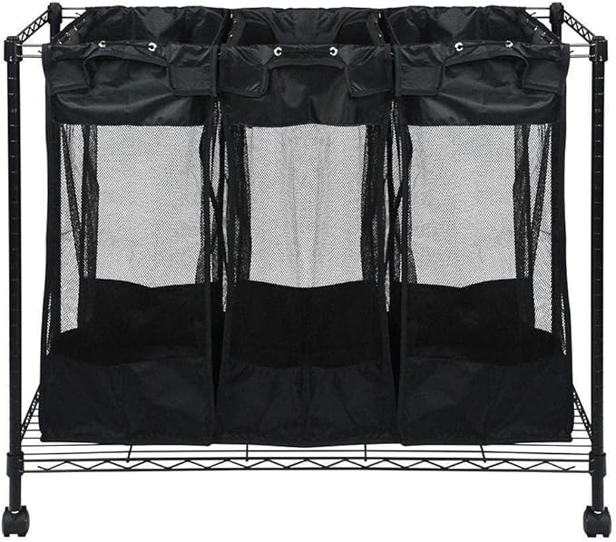 Oceanstar Triple Storage Organizer and Laundry Sorter