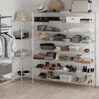 21" Deep x 72" Wide x 86" Height Wire Shelving Kit | 8-Tier | NSF Commercial Storage Rack Unit