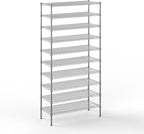 18" Deep x 42" Wide x 86" Height Wire Shelving Kit | 10-Tier | NSF Commercial Storage Rack Unit