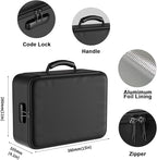 DocSafe 5200°F Document Organizer with Lock, Upgraded Heat Insulated Fireproof＆Water-Resistant Box 8 Layers File Organizer, Portable Home Travel Safe Storage for Important Documents and More