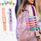 Kigeli 30 Pcs Spirit Clips Cheer Pins Cheerleader Gifts Clothes Pins for Backpacks Competition Glittered for Team Cheer Gifts Stuff Supplies Party Favors Accessories Bulk (Macarons Color,Glitter)